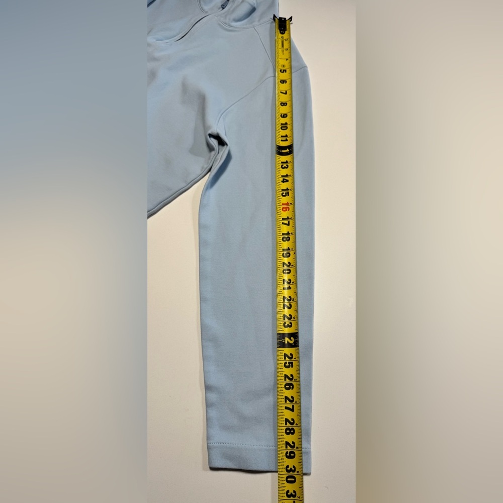 BONOBOS Men Size L Blue Quarter Zip Sweatshirt Long Sleeve Cotton Blend Slim Fit - Picture 7 of 7